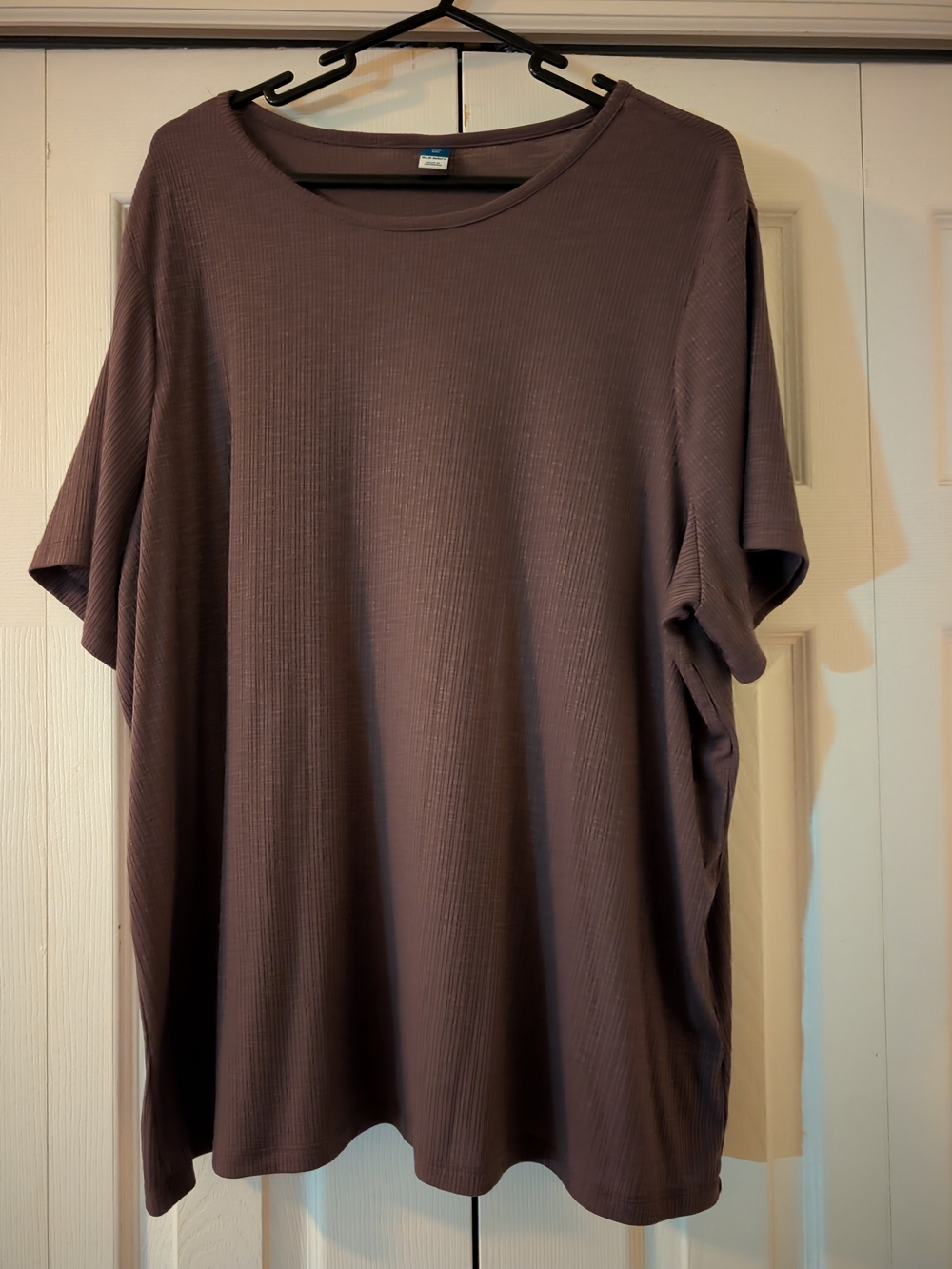Old Navy Luxe Ribbed Short Sleeve T-Shirt XXL